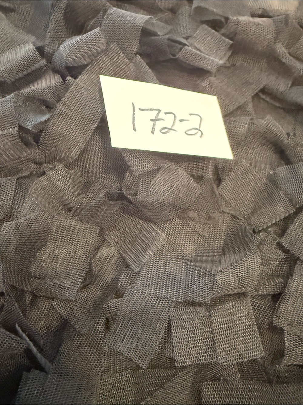 Loft black feathery mesh mini skirt side zipper SZ 2 - Picture 10 of 11